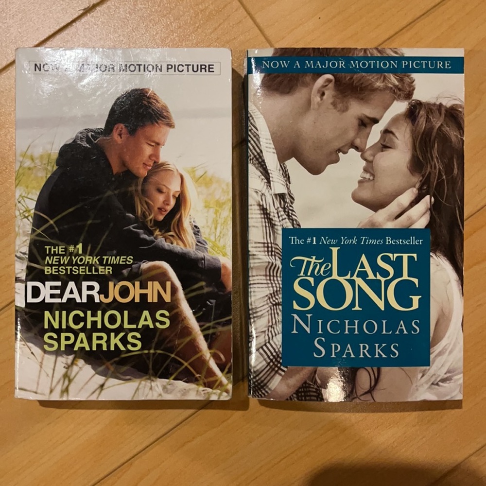 Nicholas Sparks Last Song / Dear John EUC Books